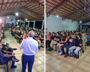 Eurípedes do Carmo reuniu com a juventude do município, na noite dessa quinta-feira (16). A iniciativa do encontro teve o objetivo de formulando projetos e iniciativas que correspondam às necessidades dessa faixa etária.